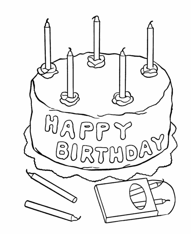 Free Printable Happy Birthday Coloring Pages
 Free Printable Happy Birthday Coloring Pages Coloring Home
