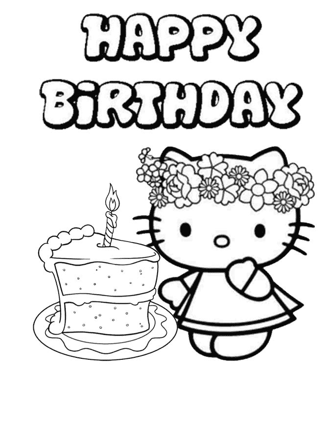 Free Printable Happy Birthday Coloring Pages
 25 Free Printable Happy Birthday Coloring Pages