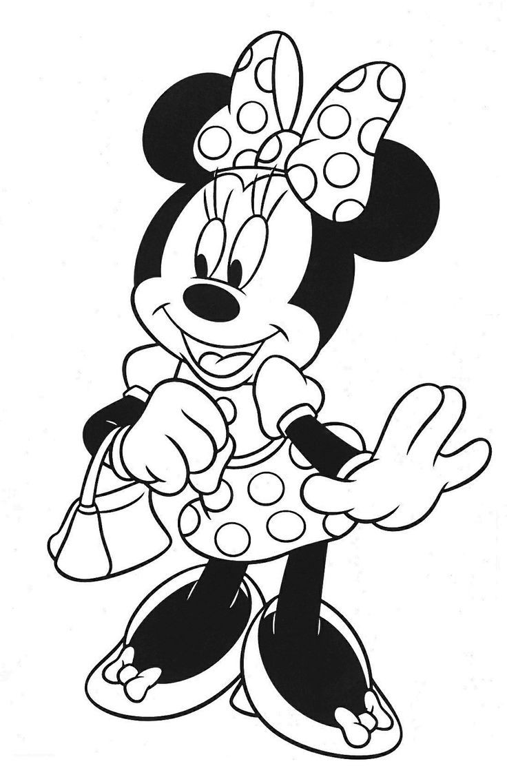 Free Printable Minnie Mouse Coloring Pages
 Pin by Julie Seyller on Disney Coloring Pages