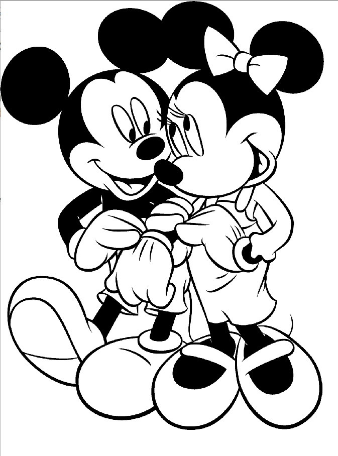 Free Printable Minnie Mouse Coloring Pages
 Free Printable Minnie Mouse Coloring Pages For Kids