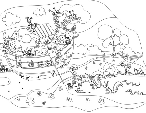 Free Printable Noah'S Ark Coloring Pages
 FREE Noah s Ark Coloring Page – Children s Ministry Deals