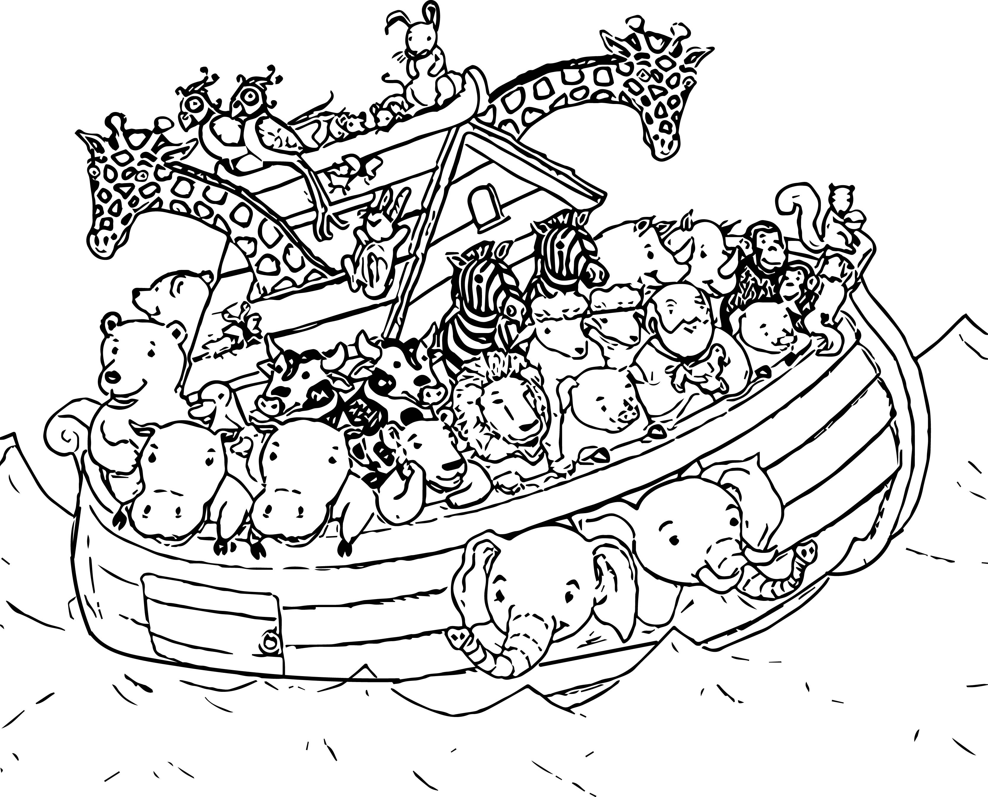 Free Printable Noah'S Ark Coloring Pages
 41 Noah Coloring Pages Top 25 Best Bible Coloring Pages