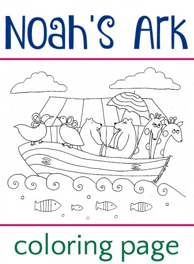 Free Printable Noah'S Ark Coloring Pages
 Noah s Ark Coloring Page