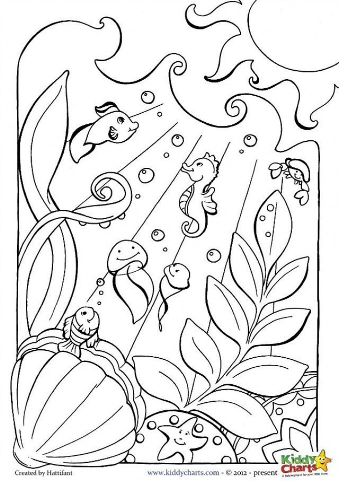 Free Printable Ocean Coloring Pages
 20 Free Printable Ocean Coloring Pages EverFreeColoring