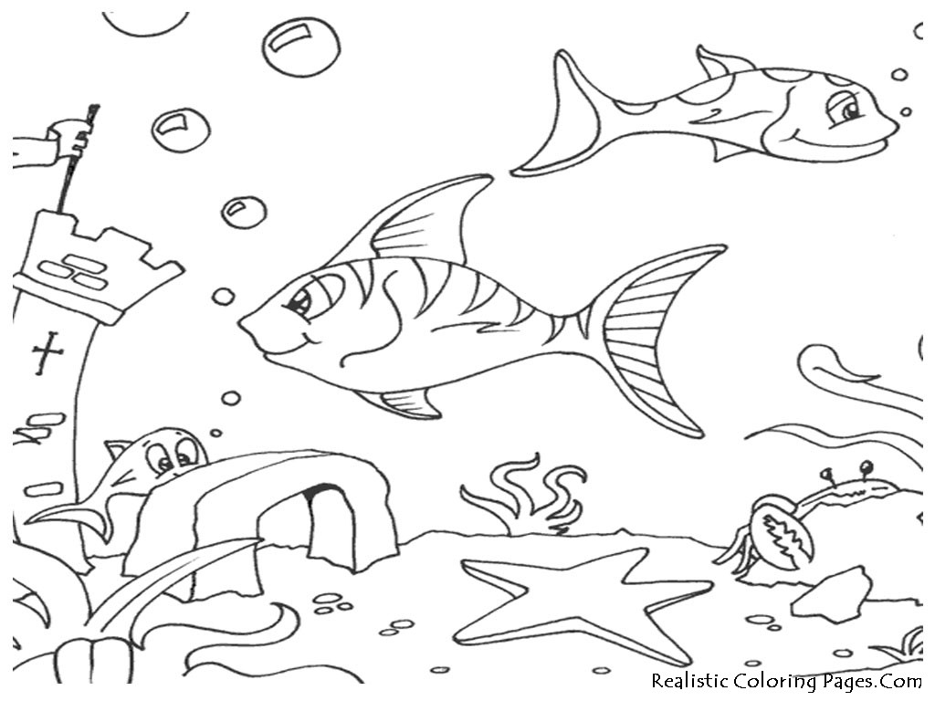 Free Printable Ocean Coloring Pages
 Ocean Fish Coloring Pages