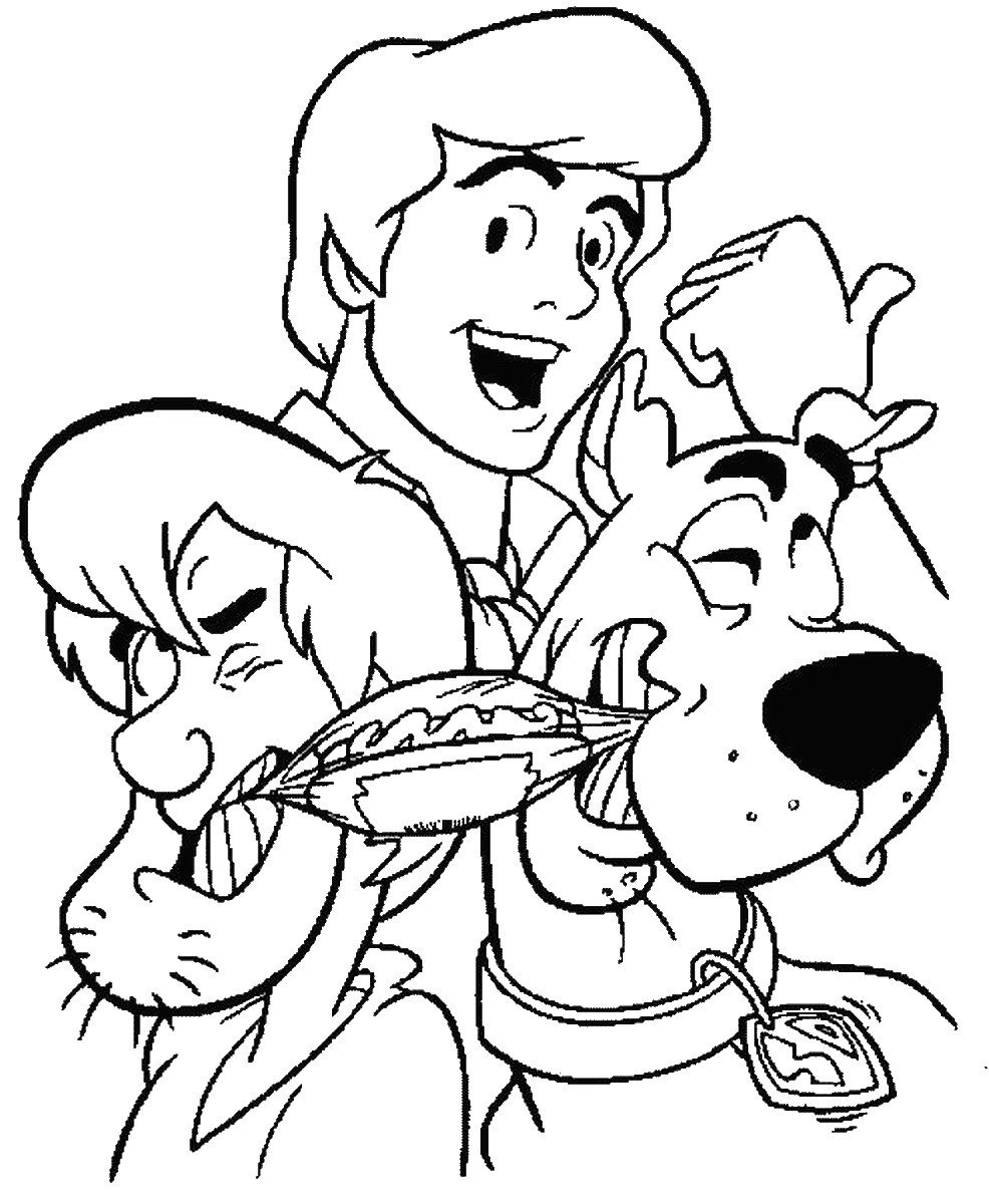 Free Printable Scooby Doo Coloring Pages
 Scooby Doo Coloring Pages