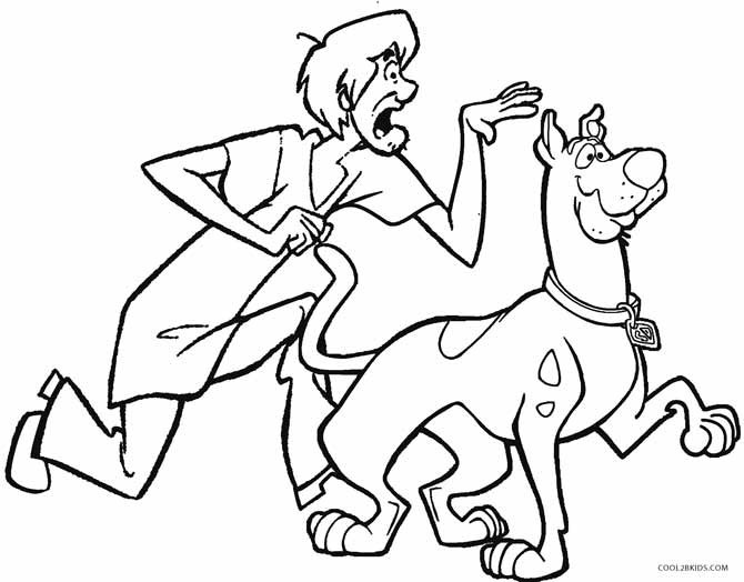 Free Printable Scooby Doo Coloring Pages
 Printable Scooby Doo Coloring Pages For Kids