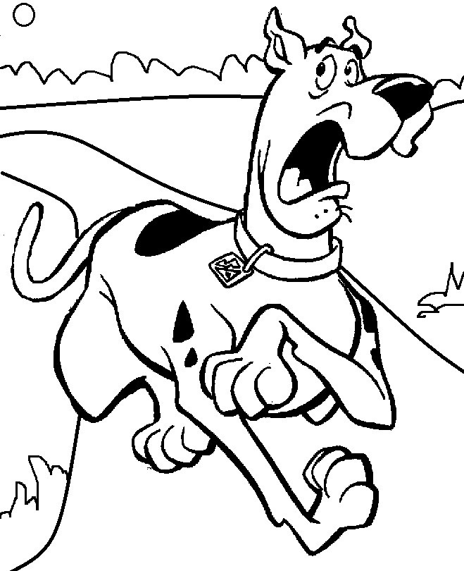 Free Printable Scooby Doo Coloring Pages
 Free Printable Scooby Doo Coloring Pages For Kids