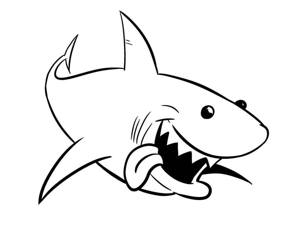 Free Printable Shark Coloring Pages
 Shark Coloring Pages Bestofcoloring