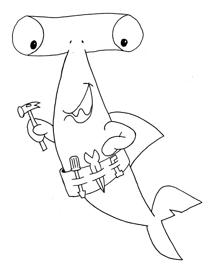 Free Printable Shark Coloring Pages
 Shark Coloring Pages and Posters