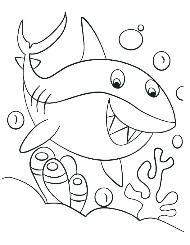 Free Printable Shark Coloring Pages
 Baby Shark Coloring Pages at GetColorings