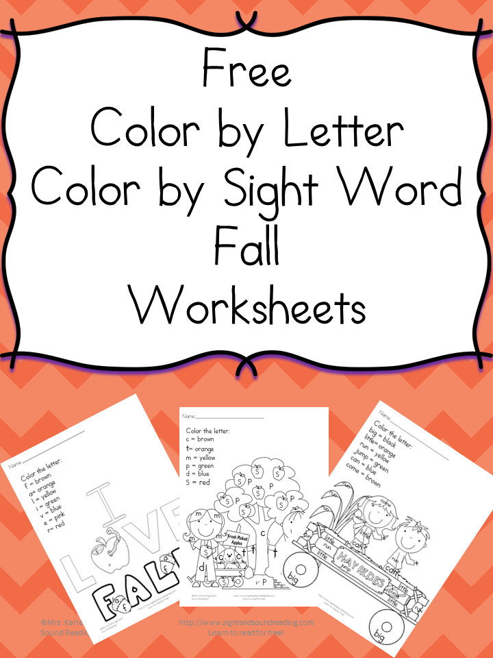 Free Printable Sight Word Coloring Pages
 Free Fall Sight Word Coloring Pages