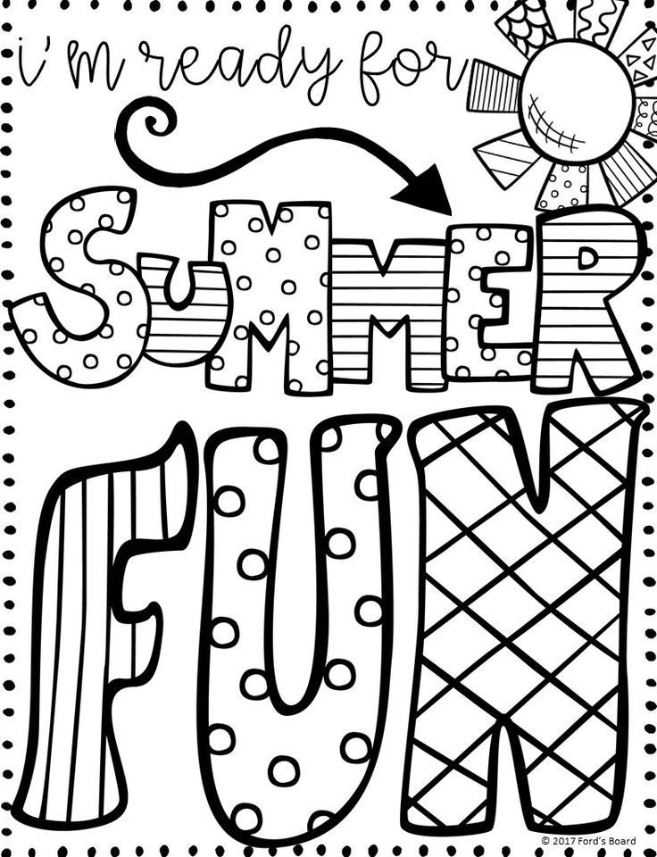 Free Printable Summer Coloring Pages
 Best 25 Summer coloring pages ideas on Pinterest