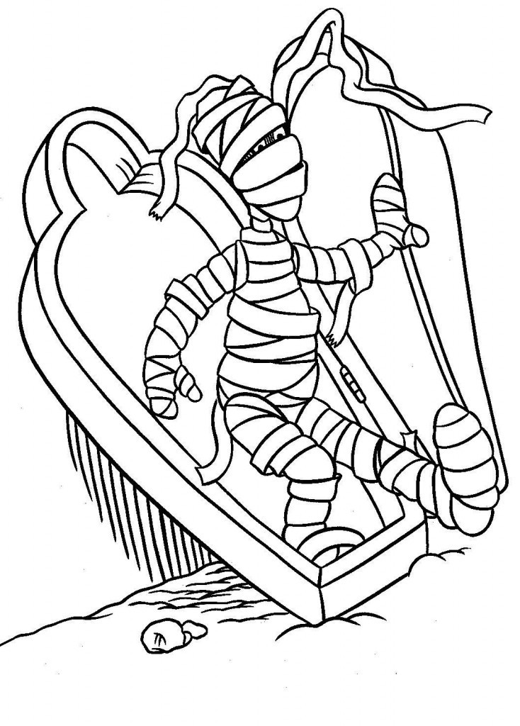 Free Printable Toddler Coloring Pages
 Free Printable Mummy Coloring Pages For Kids