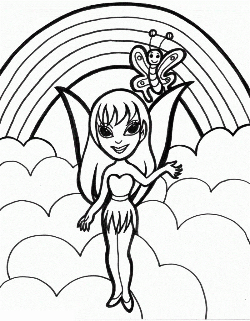 Free Printable Toddler Coloring Pages
 Free Printable Rainbow Coloring Pages For Kids