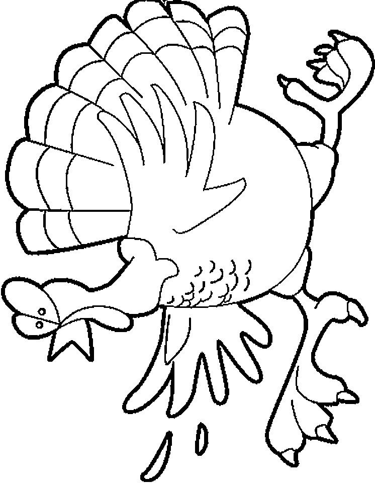 Free Printable Toddler Coloring Pages
 Free Printable Turkey Coloring Pages For Kids