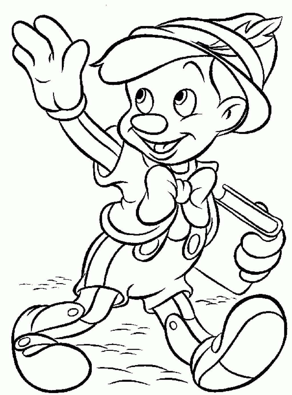 Free Printable Toddler Coloring Pages
 Free Printable Pinocchio Coloring Pages For Kids