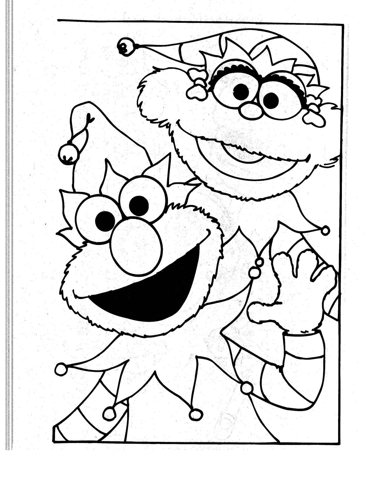 Free Printable Toddler Coloring Sheets
 Free Printable Elmo Coloring Pages For Kids
