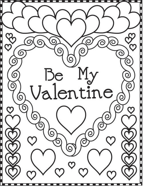 Free Printable Valentines Coloring Pages
 Valentine Coloring Pages Best Coloring Pages For Kids