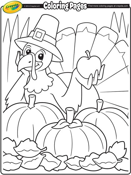 Free Thanksgiving Coloring Pages To Print
 Thanksgiving Turkey Cartoon Coloring Page