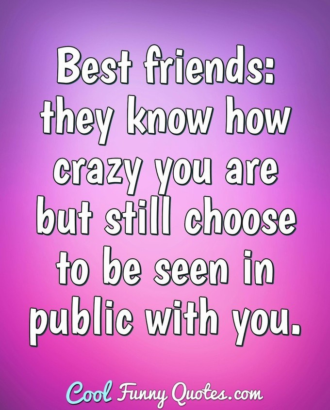 Friend Funny Quote
 Friend Quotes Cool Funny Quotes