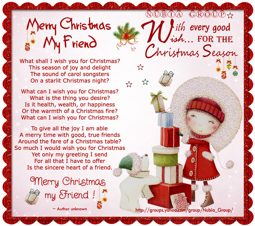 Friends Christmas Quotes
 Christmas Quotes For Friends QuotesGram