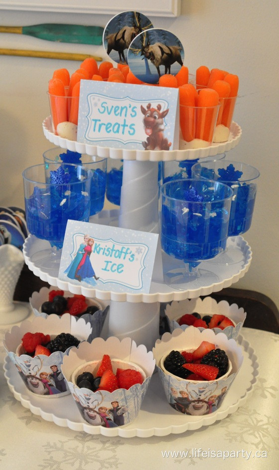 Frozen Party Food Ideas
 Frozen Themed Party Food