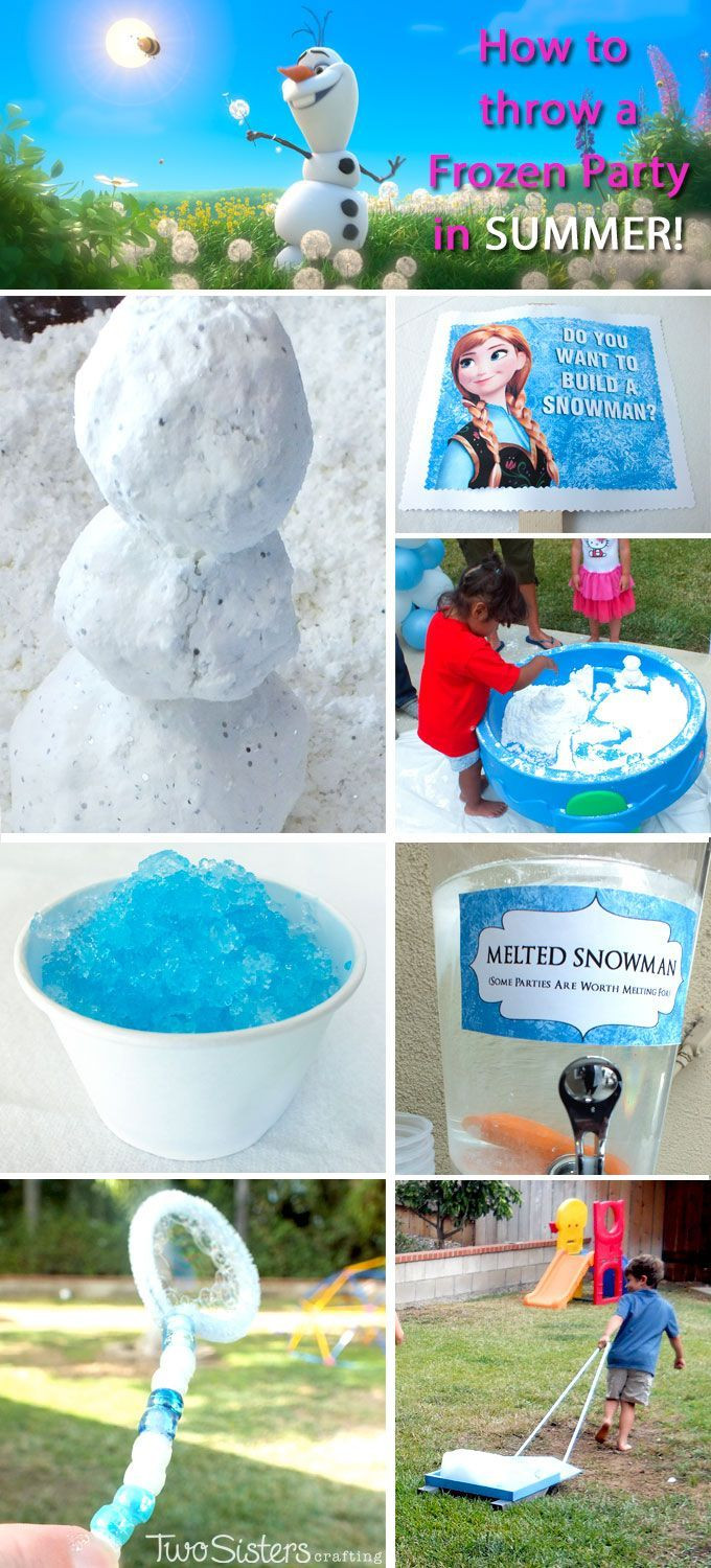 Frozen Party Ideas For Summer
 83 best Olaf Beach Birthday Party images on Pinterest