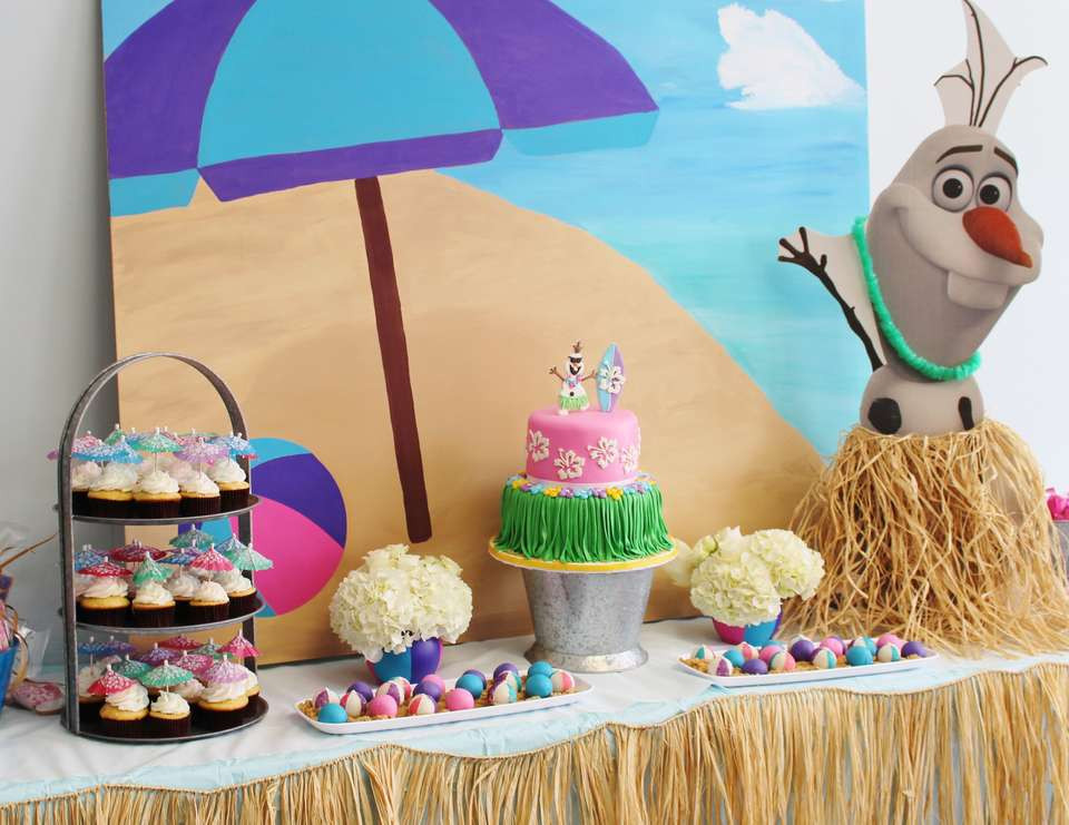 Frozen Party Ideas For Summer
 Frozen Disney Birthday "Summer Frozen Bash "