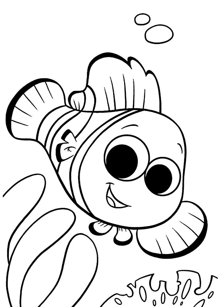 Fun Animal Coloring Pages For Boys
 Finding Nemo coloring pages for kids printable free
