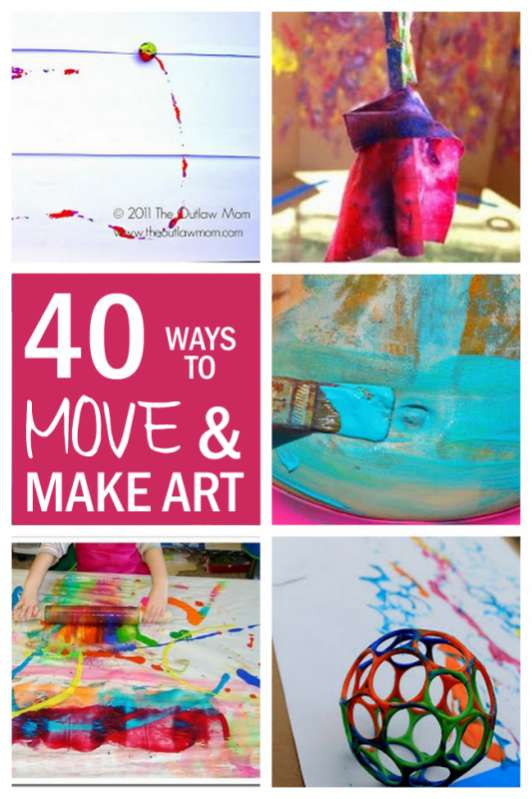 Fun Arts And Crafts For Toddlers
 40 Big Art Fun Art Projects for Kids hands on as we grow