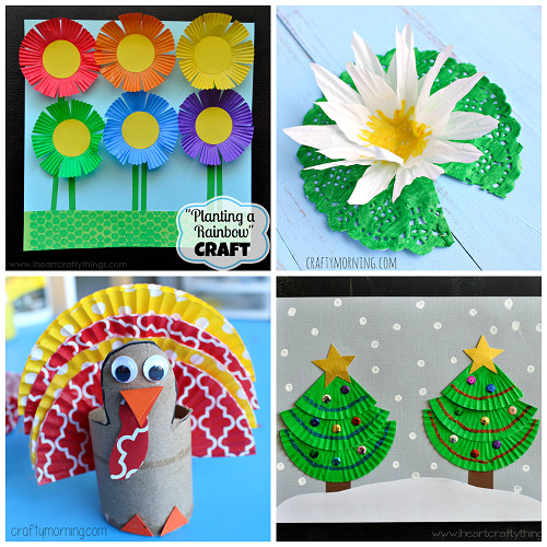 Fun Arts And Crafts For Toddlers
 Creative Cupcake Liner Crafts for Kids to Make Crafty