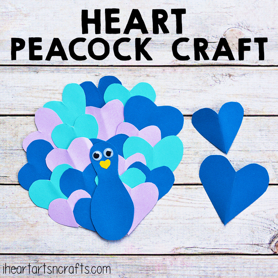 Fun Arts And Crafts For Toddlers
 Heart Peacock Craft For Kids I Heart Arts n Crafts