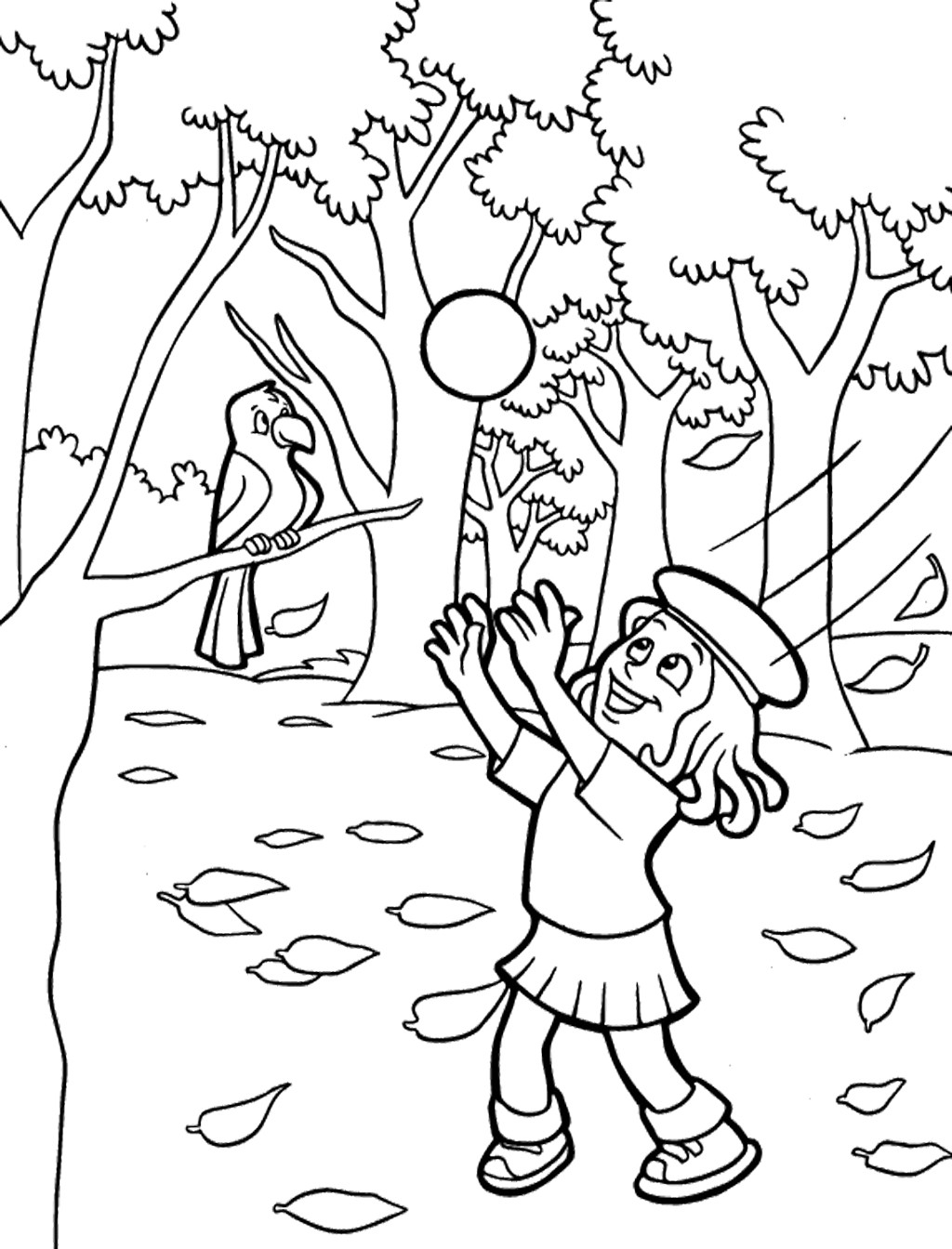 Fun Coloring Pages For Boys Fall
 Fall Coloring Pages