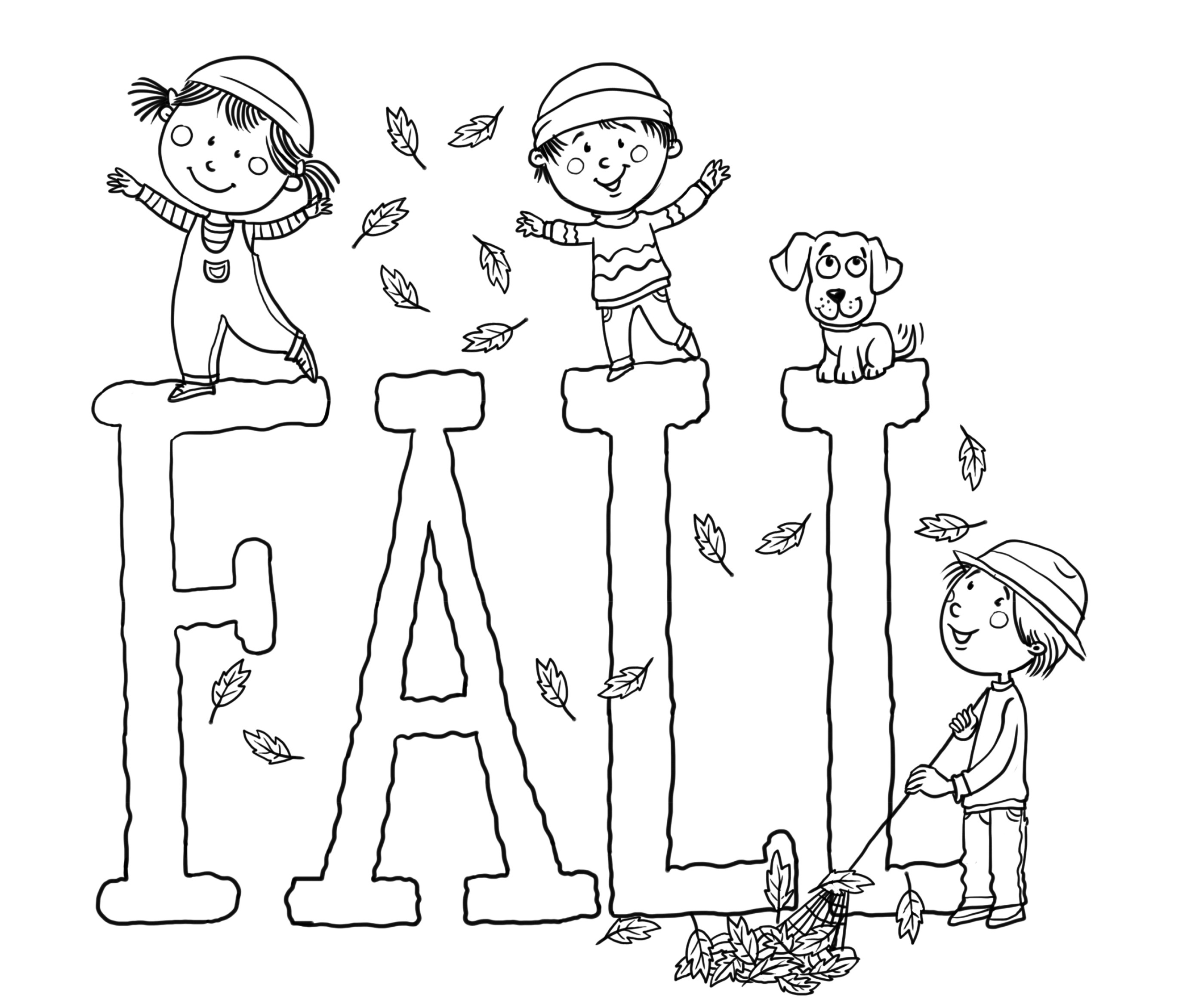 Fun Coloring Pages For Boys Fall
 Free Printable Fall Coloring Pages for Kids Best