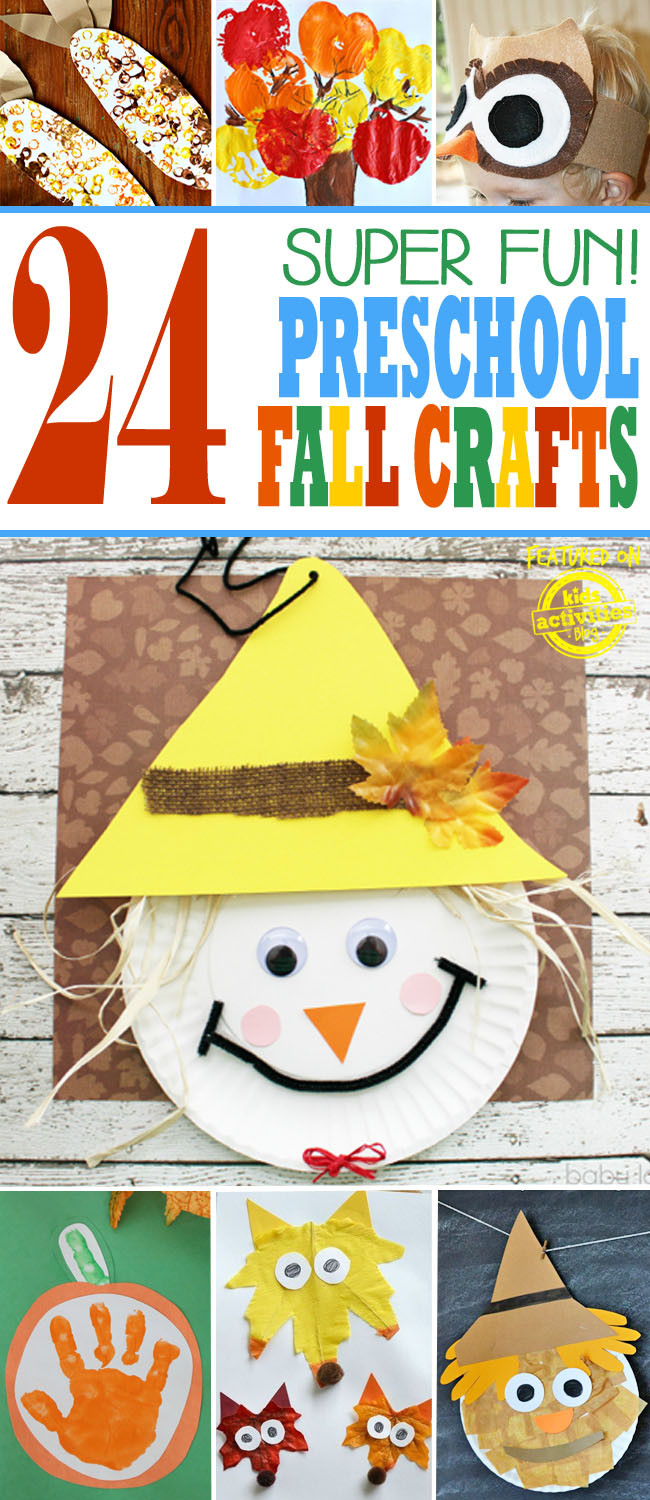 Fun Craft For Preschoolers
 24 Super Fun Preschool Fall Crafts