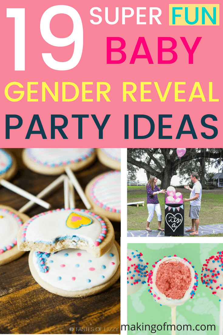 Fun Gender Reveal Party Ideas
 19 Super Fun Gender Reveal Party Ideas Making of Mom