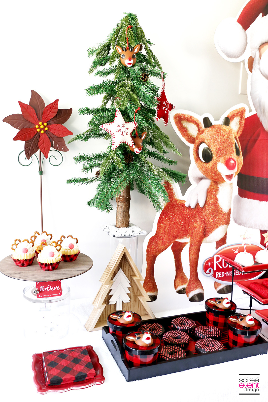 Fun Giveaway Ideas For Christmas Party For Holiday Trolley
 Rudolph Party Ideas Giveaway Soiree Event Design