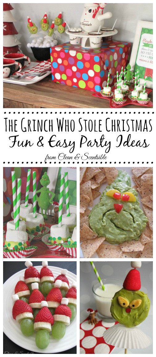 Fun Giveaway Ideas For Christmas Party For Holiday Trolley
 Grinch Party Clean and Scentsible