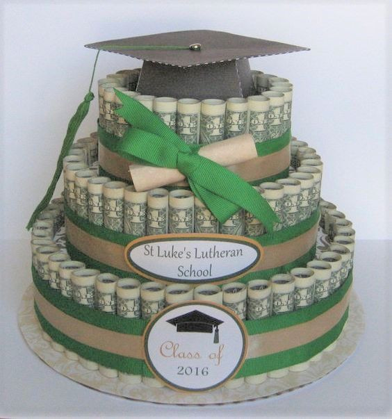 Fun Graduation Gift Ideas
 Graduation Money cake creative ts for grads ts