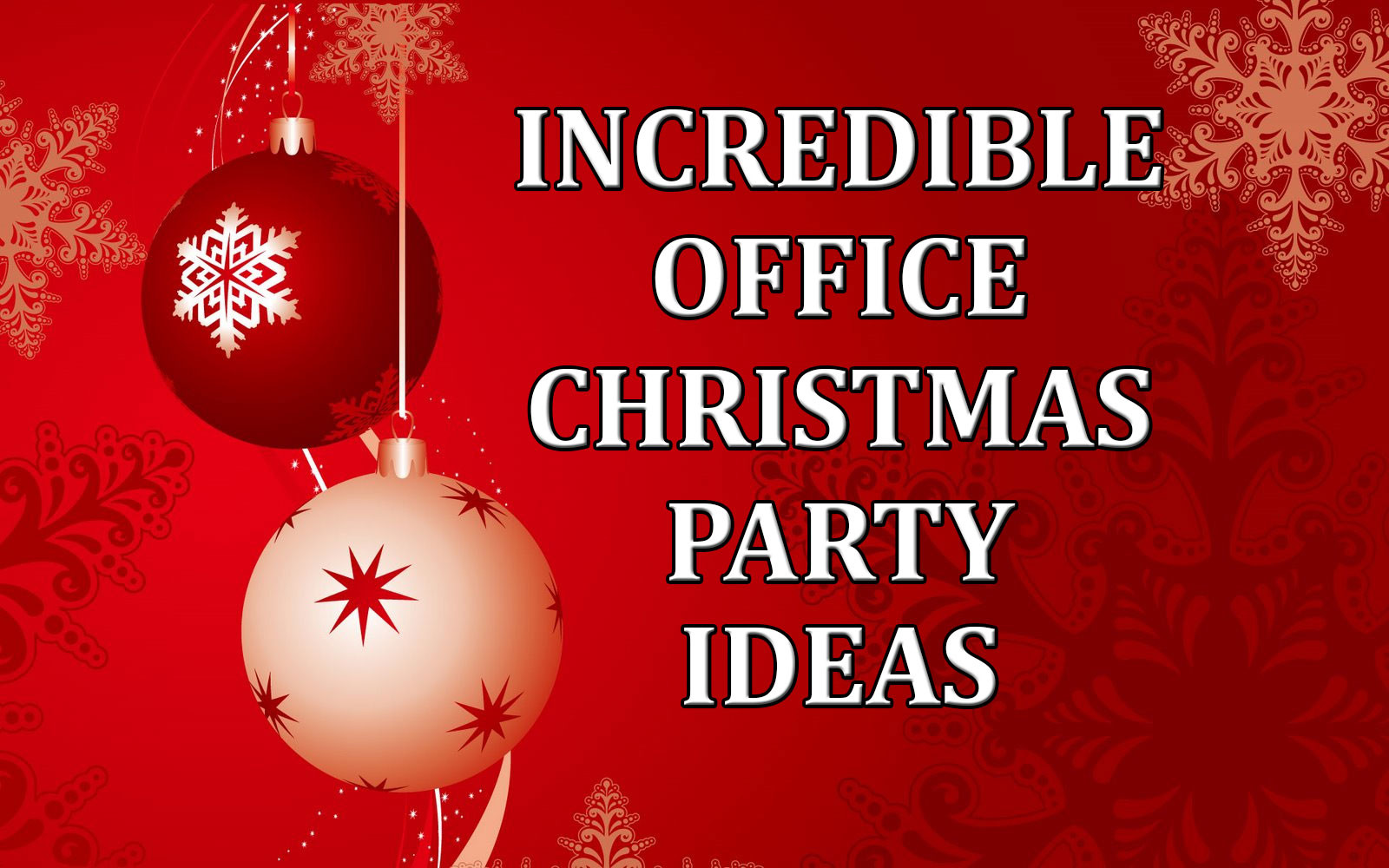 Fun Ideas For Holiday Party
 Incredible fice Christmas Party Ideas edy Ventriloquist