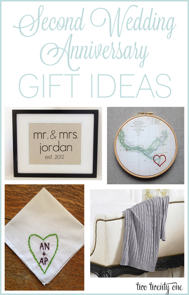 Fun Second Wedding Gift Ideas
 Second Anniversary Gift Ideas