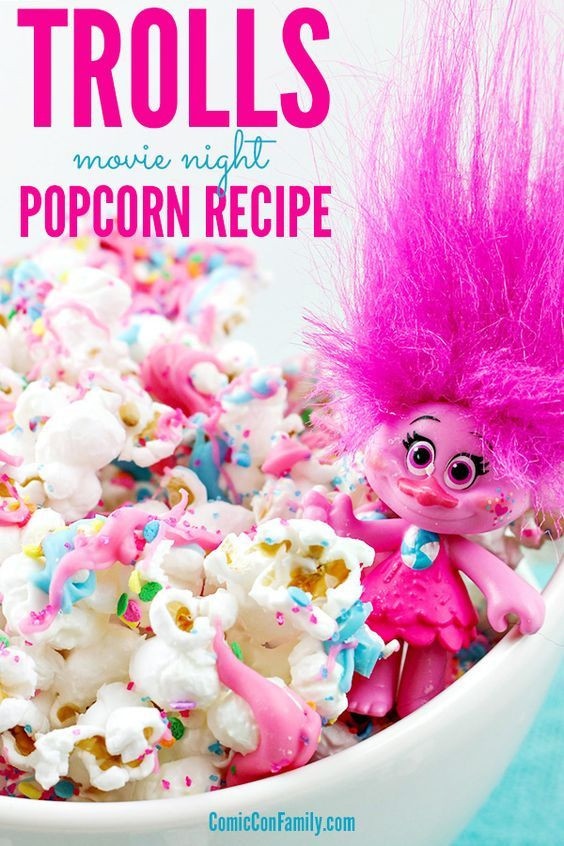 Fun Troll Movie Party Food Ideas
 Trolls Popcorn Recipe 4th b day