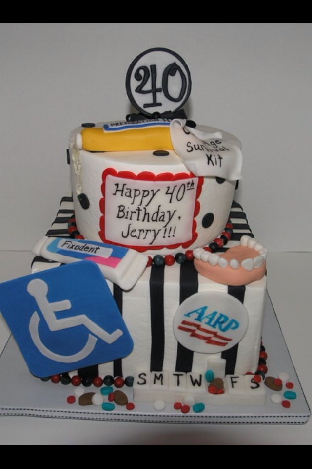 Funny 40Th Birthday Cakes
 This will be Mark s 40th birthday cake Hahaha
