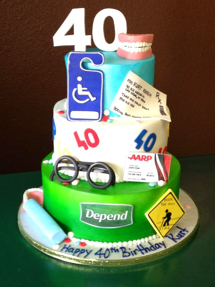 Funny 40Th Birthday Cakes
 Creative 40th Birthday Cake Ideas Crafty Morning
