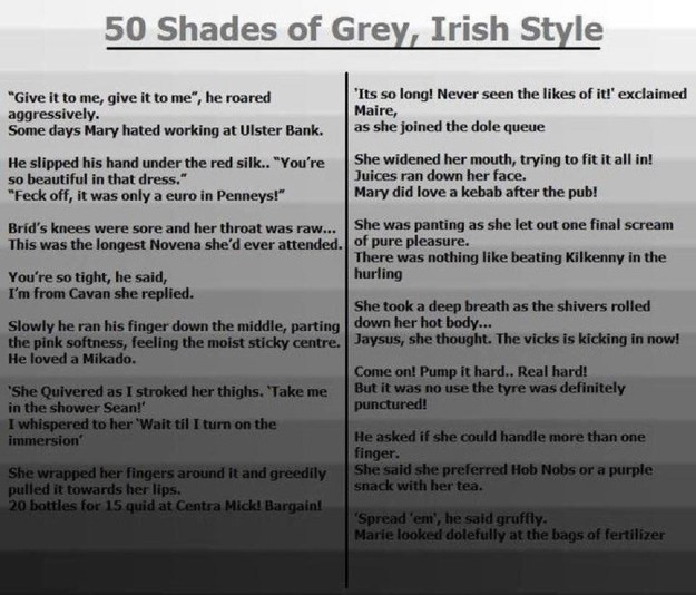 Funny 50 Shades Of Grey Quotes
 14 Hilarious Jokes About "Fifty Shades Grey"