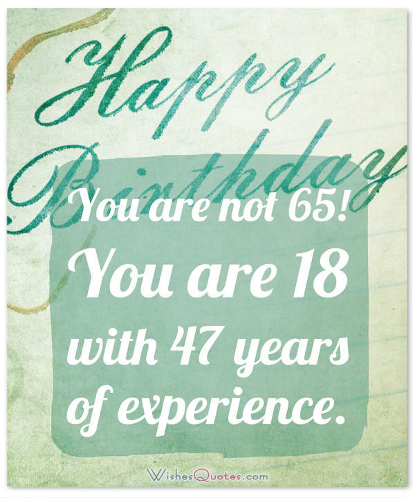 Funny 65Th Birthday Quotes
 65th Birthday Wishes and Birthday Card Messages Funny and