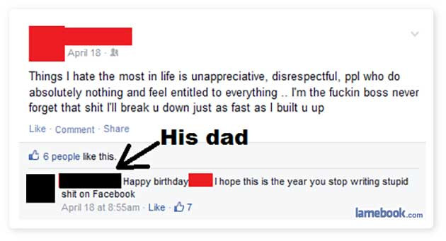 Funny Birthday Post For Facebook
 Lamebook – Funny Statuses Fails LOLs and More