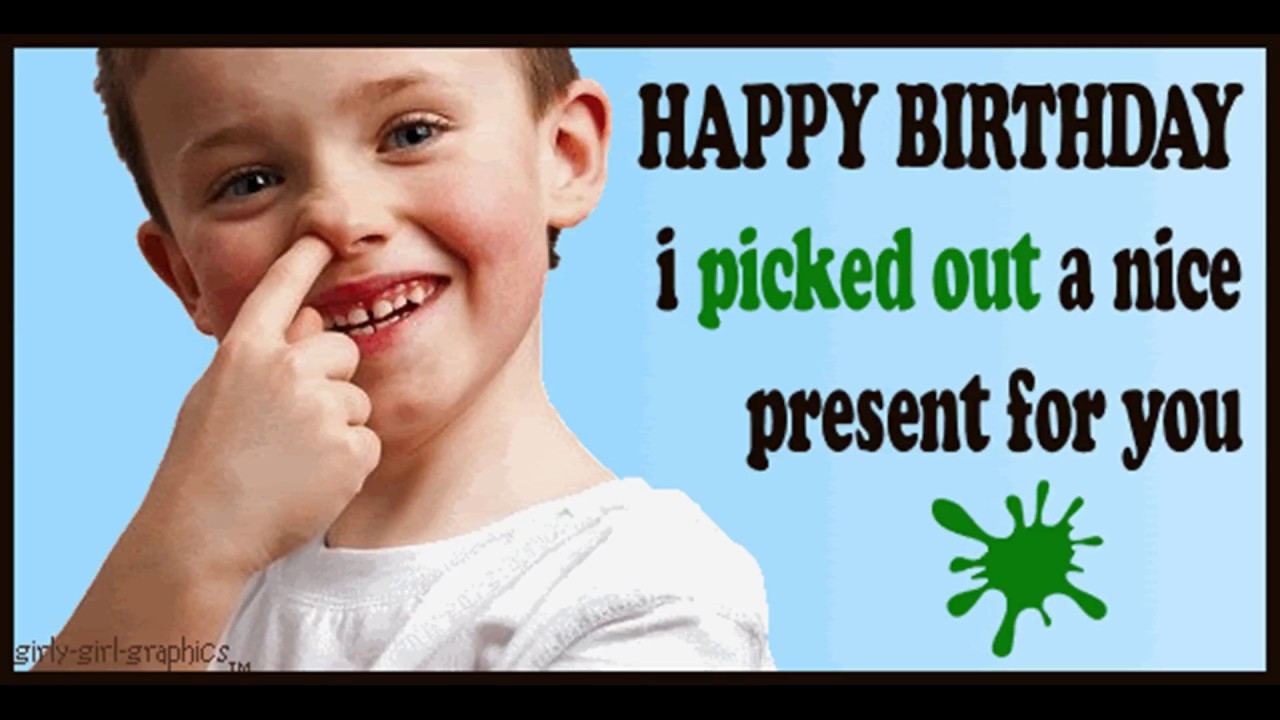 Funny Birthday Quotes For Girls
 Funny Happy Birthday Video