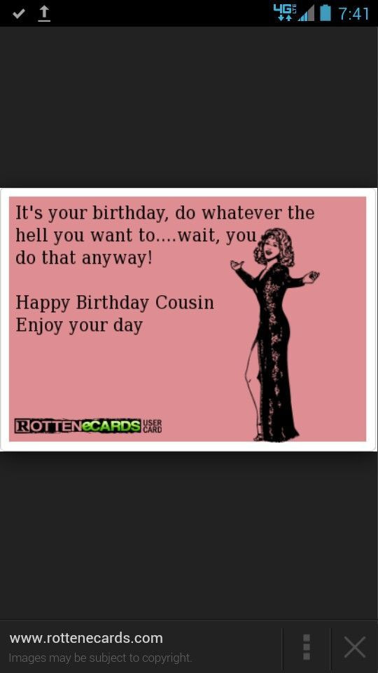 Funny Birthday Wishes For Cousins
 Happy birthdat cousin 55 Yahoo Image Search Results